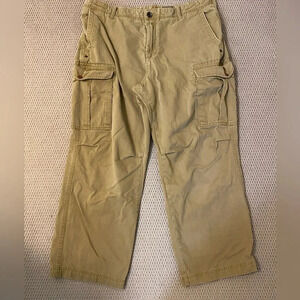 Y2K Timberland twill cargo utility pants.  38 x 30.  Tan